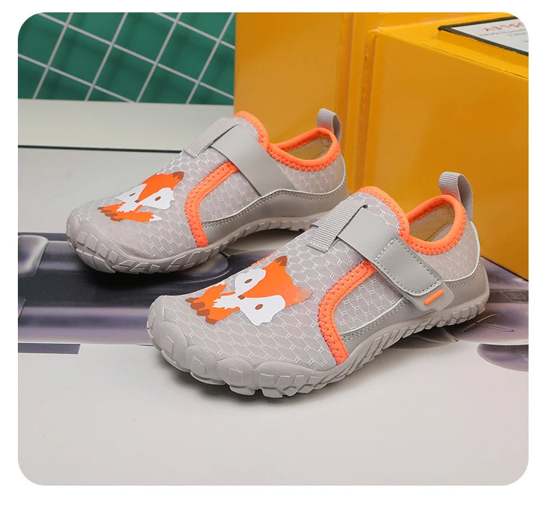 Kids Wide Toe Beach Shoes Lightweight Breathable Non Slip Rubber Sole with Durable Construction for Long Lasting Use