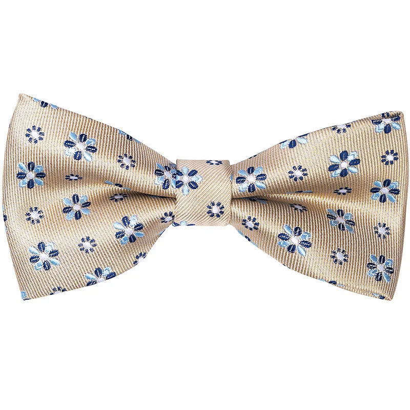 Mode Heren Strik Klassieke Jacquard Geweven Strik Heren Zakelijk Bruiloft Volwassen Bloemen Strik Vlinderdas Pak Strik