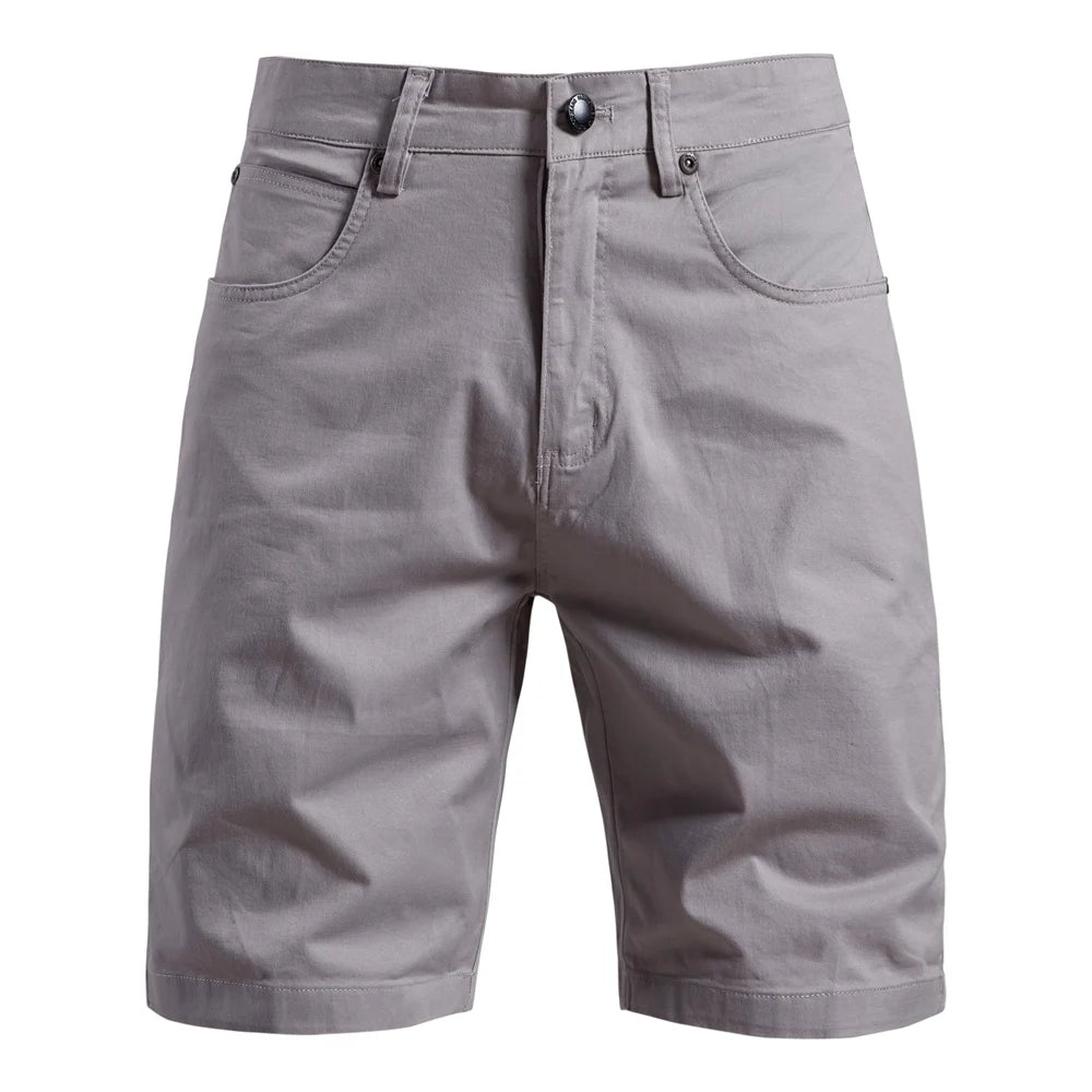 Men's 100% Cotton Summer Shorts Casual 11-Tone Multi-Pocket Lightweight Street Shorts