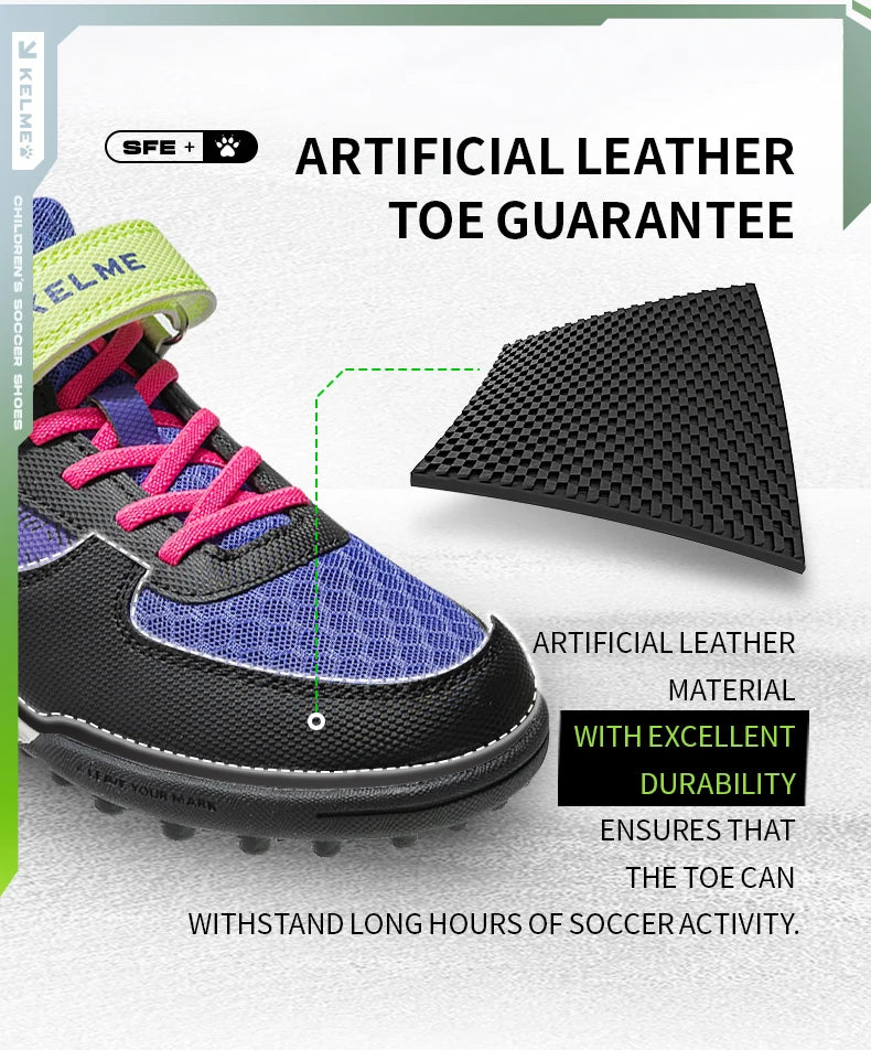 Children's Football Boot Boys And Girls TF Soccer Shoes Artificial Grass Anti-Slippery Youth AG Sports Training Shoes