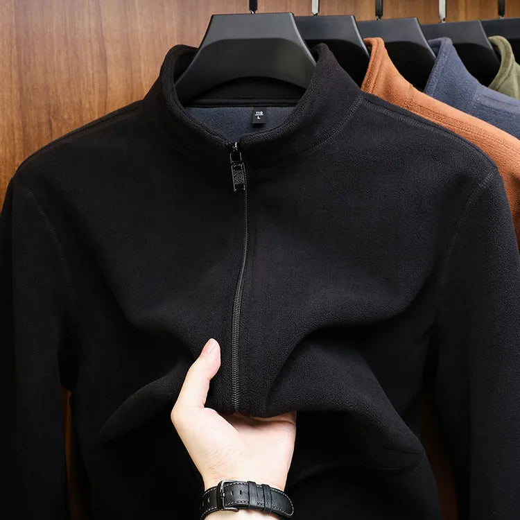 Men's Winter Premium Fleece Jacket - Soft & Warm Top-Ranked Male Essential Casual Top