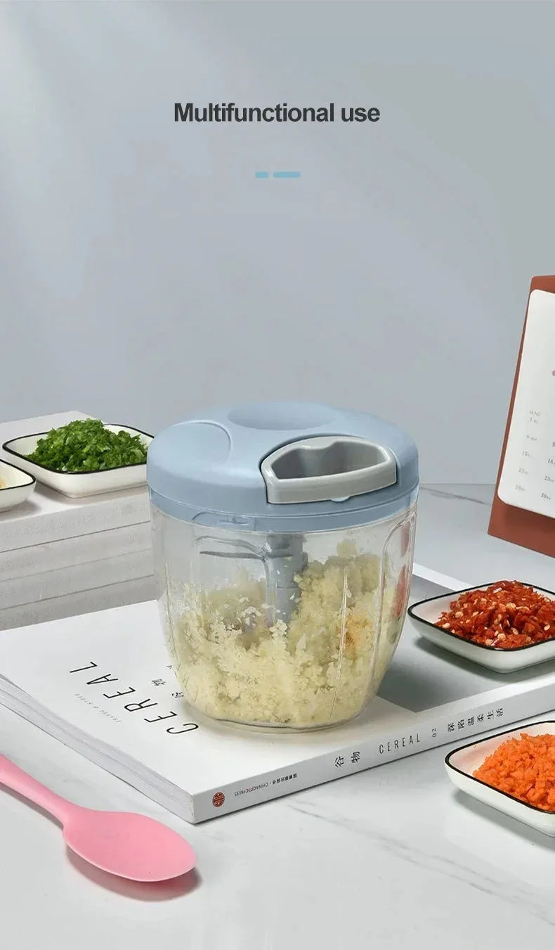 500/900ML handmatige knoflookpers roestvrij staal multifunctionele voedselsnijder zware ergonomische keukenhulp