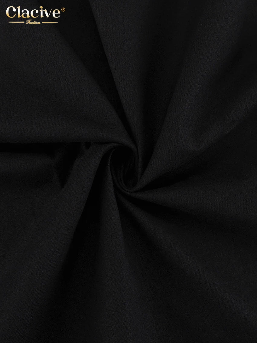 Sexy Loose Black Cotton Womens Dresses 2024 Summer Strap Sleeveless Ankle Length Dress Elegant Hollow Out Female Dress
