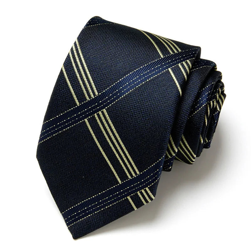 Men's Business Neckties Men's Stripe Plaid Floral Blue Wedding Ties Jacquard Woven Men Neck Jacquard Ties Vintage Accessories