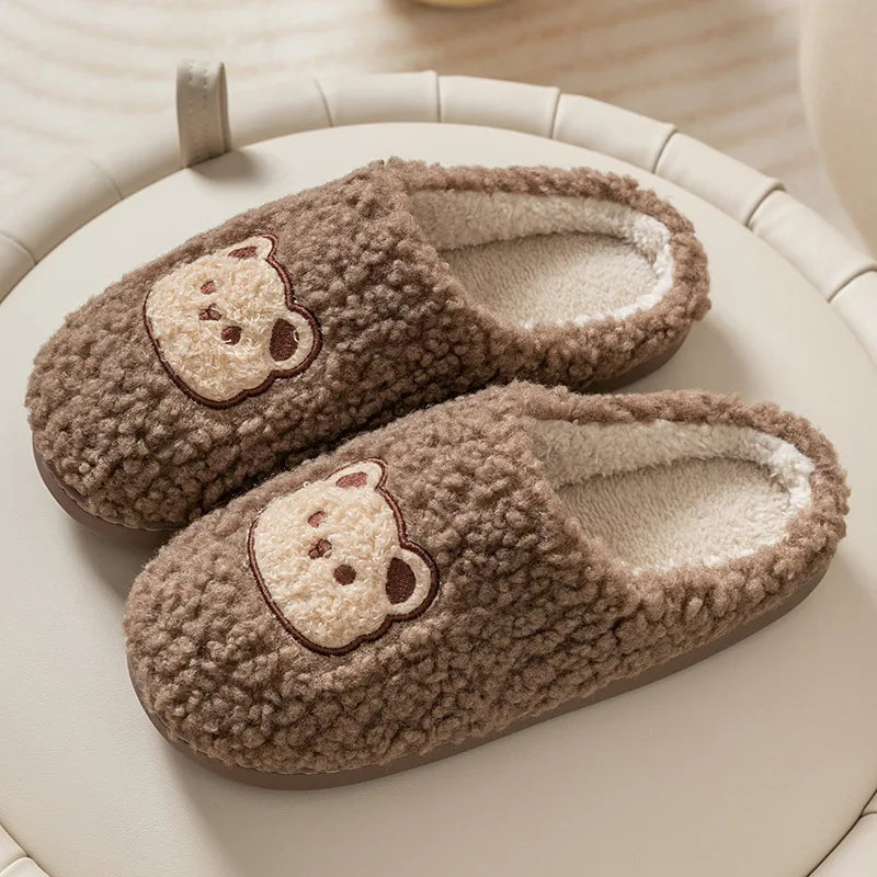 Kids' Slippers House Shoes Cartoon Winter Shoes Home Slipper Warm Anti-Slip Soft Bottom Shoes For Girls Size 36-41
