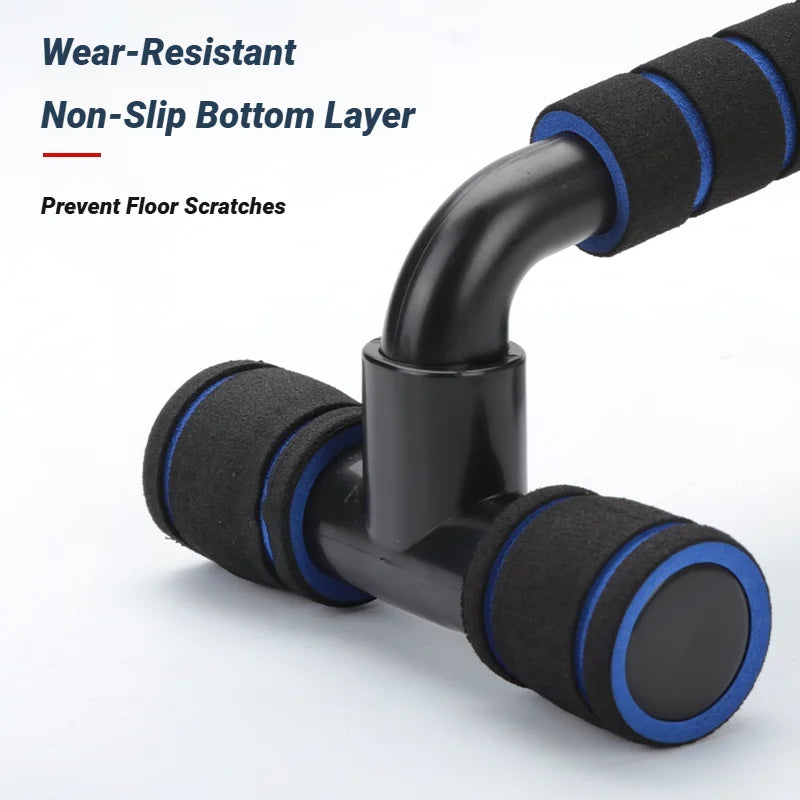 2 stuks antislip push-up H-vormige ondersteuningsstangstandaard voor thuisfitness, handgrepen voor push-upstangen, arm- en borstspiertrainingsbeugels