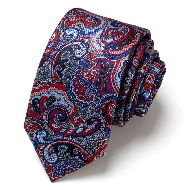 Men's Business Neckties Men's Stripe Plaid Floral Blue Wedding Ties Jacquard Woven Men Neck Jacquard Ties Vintage Accessories