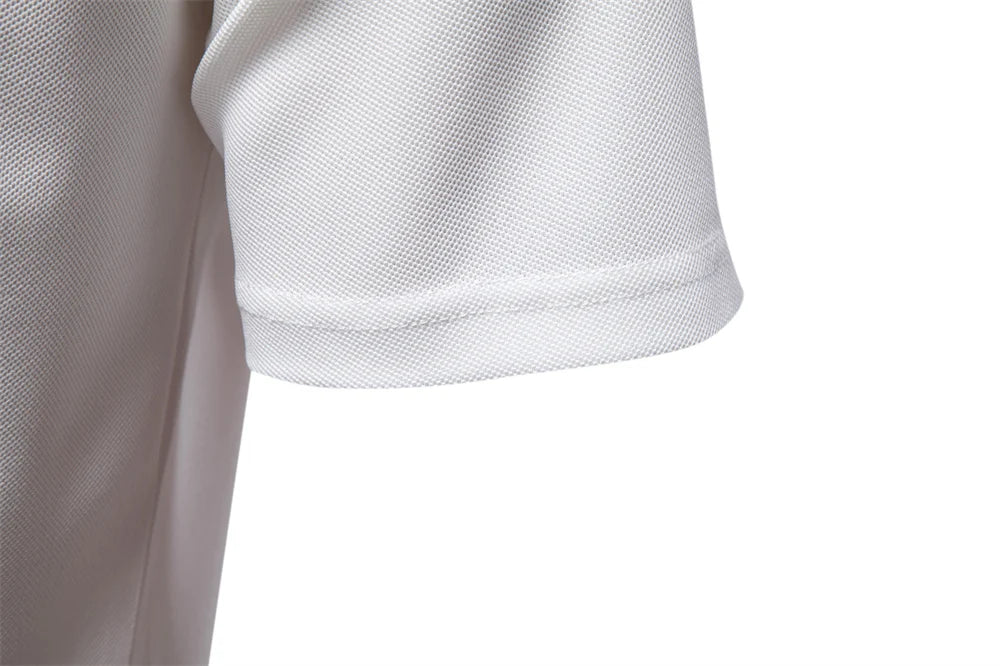 2025 Men's Polos Solid Color Classic Polo Shirt Men Short Sleeve Top Quality Casual Business Social Polo Men With Pocket