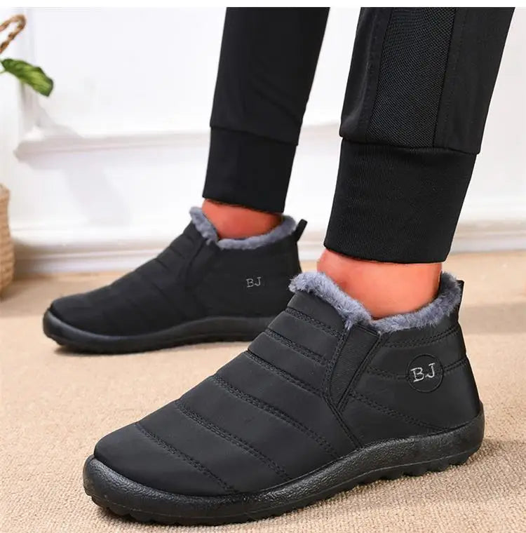 Men's Plus Size Waterproof Sneakers Winter Breathable Soft Shoes Casual Fashion Male Leisure Shoes