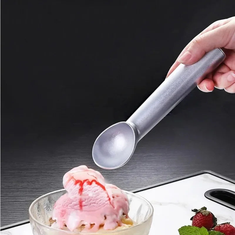 1/2PCS Non-stick Ice Cream Spoons Stainless Steel Fruit Ice Ball Making Tools Handled Dessert Digging Scoop Kitchen Bar Gadgets