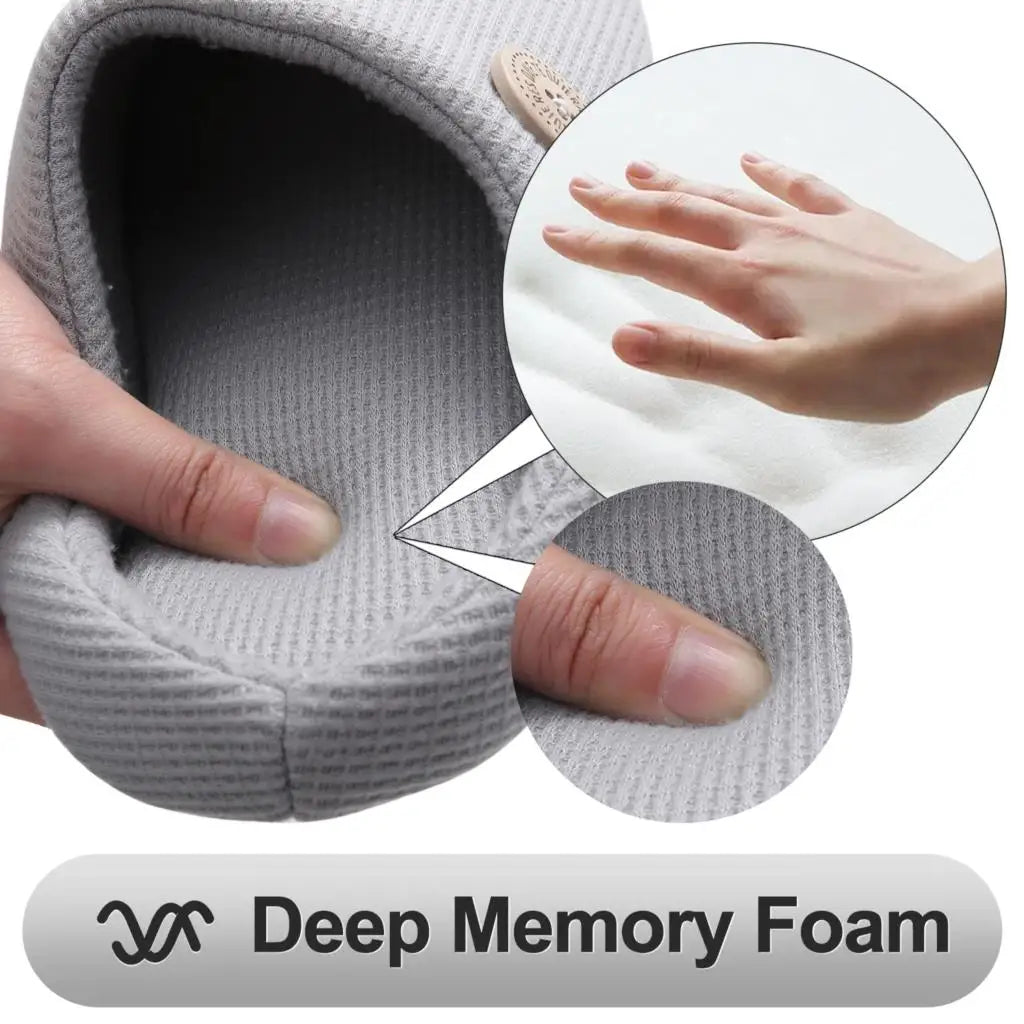 Women's Warm Fur Slippers With Soft Memory Foam Ladies' Plush Flat Indoor Shoes With Non-Slip Fluffy Cotton Fuzzy Slides