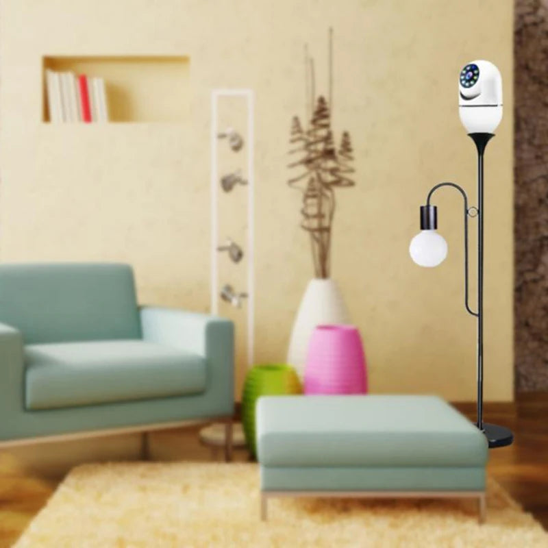 Wifi IP E27 Bulb Surveillance Camera Night Vision Wireless Home Camera CCTV Video Security Protection Baby Mini Cam