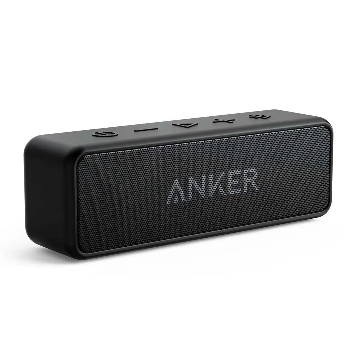 Anker Soundcore 2 draagbare draadloze Bluetooth-luidspreker, betere bas, 24 uur afspeeltijd, 20 meter Bluetooth-bereik, IPX7-waterbestendigheid