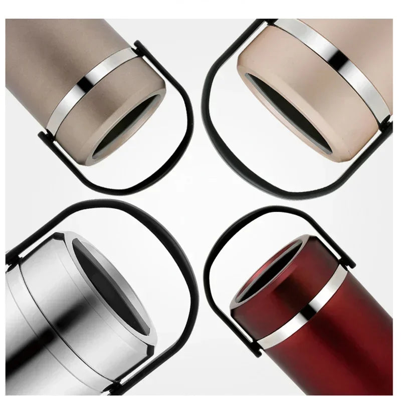 6 Hours Thermal Vacuum Lunch Box 304 Stainless Steel Insulated Worker Adult Food Container Large Picnic Student Bento Box Set