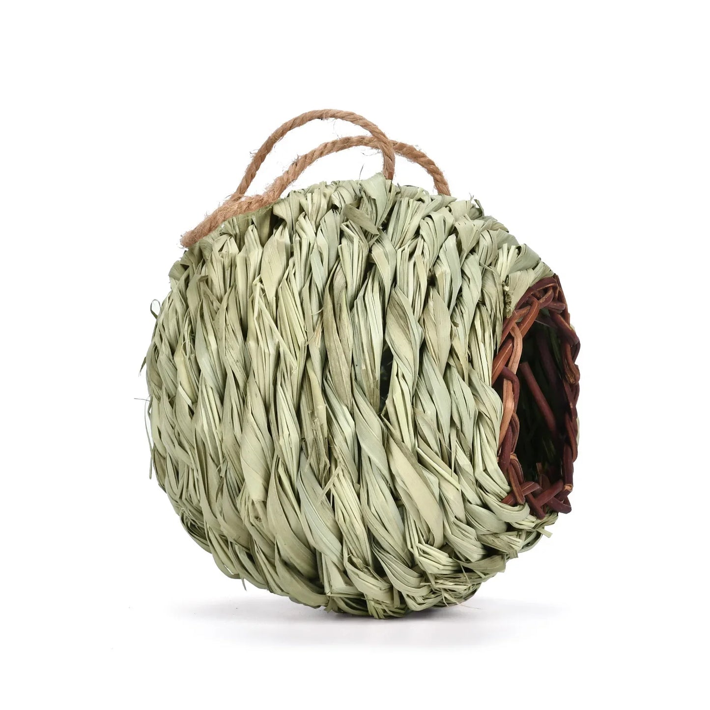 Spherical Bird Nest House Handmade Weaving Bird House Gardening Decoration Bird Nest