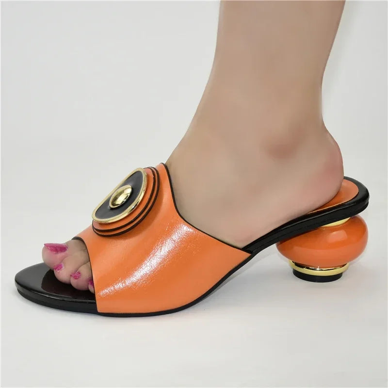Fashion Aquare Toe High Heels Sandals Women Shoes Ladies Footwear Comfortable Fashion Sexy Wedding Shoe Female Summer Slippers