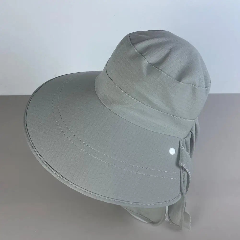Summer Quick Dryng UV Protection Fisherman Cap Face Neck Cover Outdoor Fishing Cycling Removable Men Visor Hat Women Bucket Hat