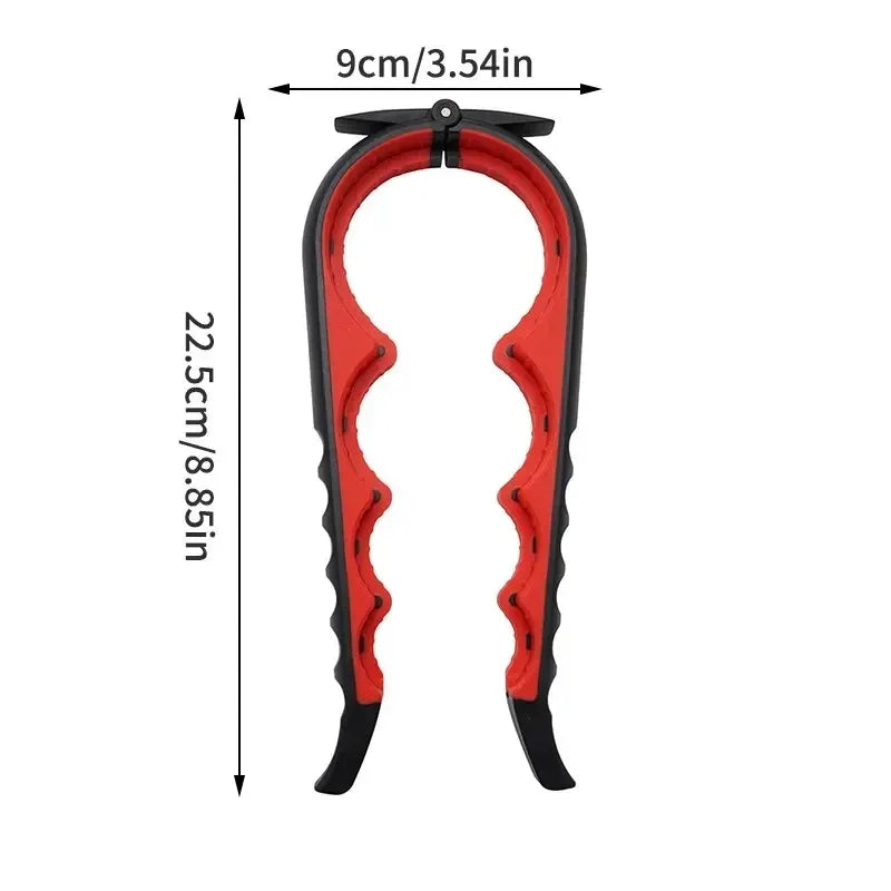 4-in-1 Multi Functional Can Opener Bottle Opener Cap Twister Anti Slip Heavy Duty Stainless Steel Kitchen Tool