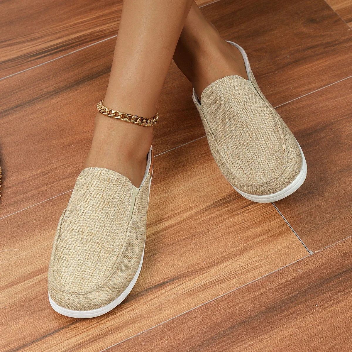 Women's Summer New Sports Slippers Baotou Outdoor Fashion Flat Light Comfortable Non-slip Travel Shoes Hotel Disposable Shoes