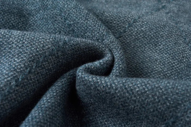 Men's Diamond Pattern V-Neck Sweater Stylish Autumn/Winter Business Casual Knitwear Elegant British Style Male Sweater Size M-4XL