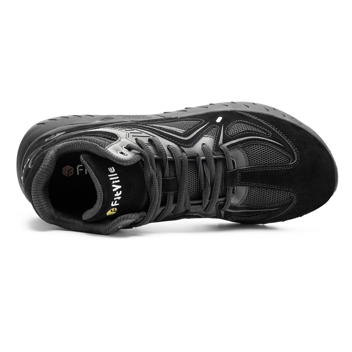 Men's High-Top Basketball Shoes Widened Lightweight Casual Sneakers Breathable For Swollen Feet Pain Relieve