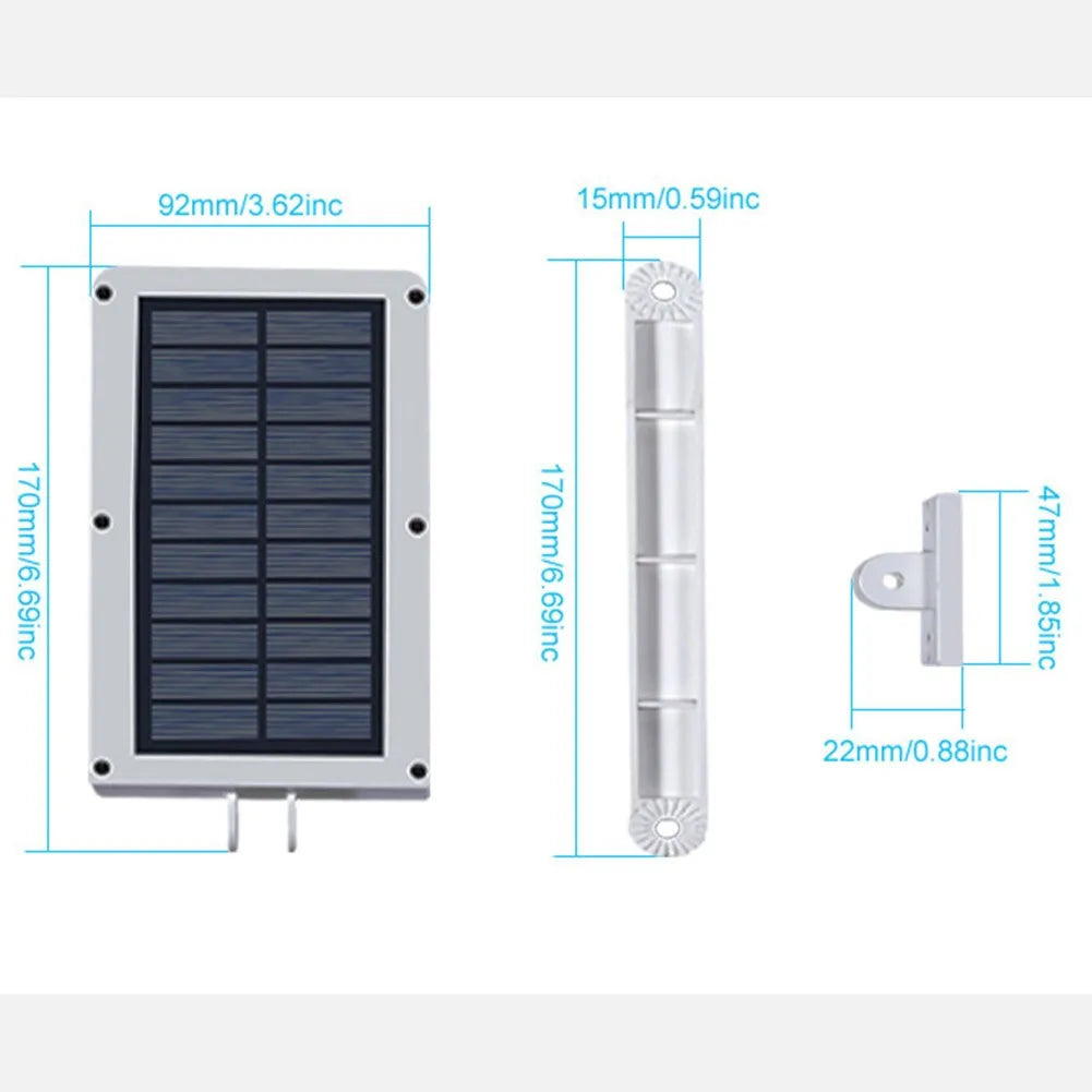 48 LED-straatverlichting op zonne-energie met PIR-bewegingssensor, tuinbeveiligingslamp, waterdichte wandlampen voor buiten