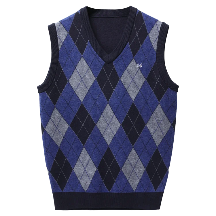 Unisex Autumn and Winter Warm Vest, Stylish Slim-Fit V-neck Sweater Stretch Suitable For Students S-3XL