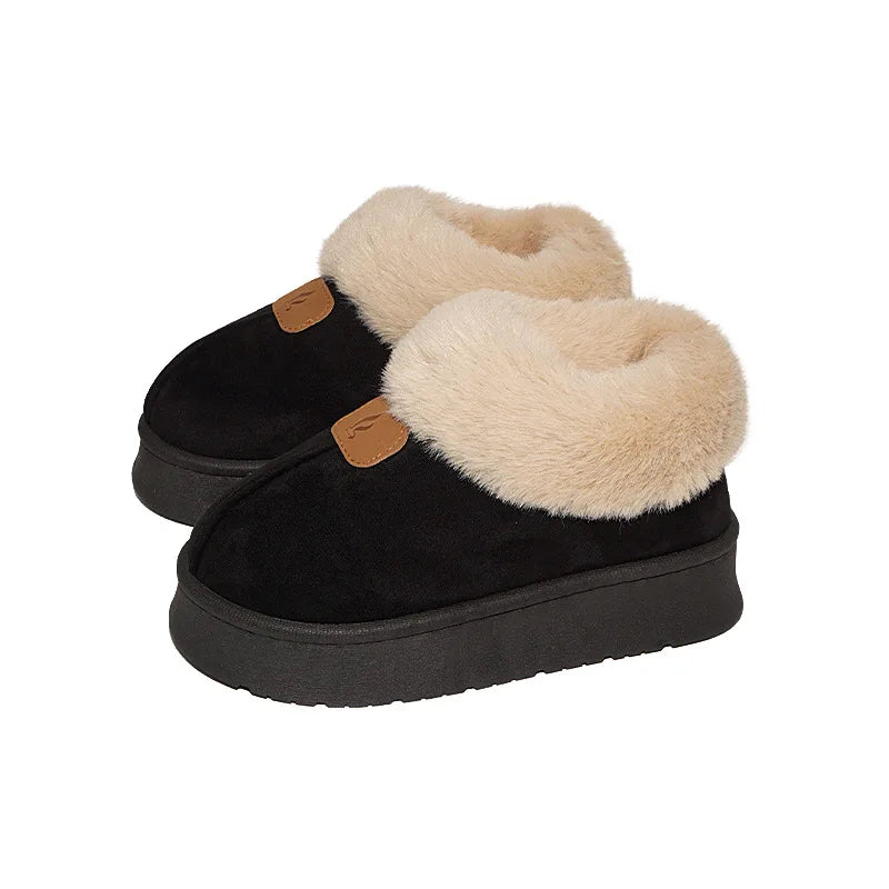 Kids' Casual Shoes Snow Boots Ankle Boots PU Leather Solid Colour Winter Shoes Anti-Slip Warm Shoes For Girls Size 36-45