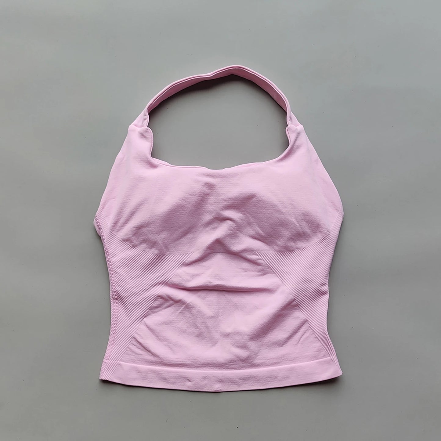 Impact Halter Top Sportswear Woman Gym Push-Up Bra Backless Yoga Tank Top Fitness Workout Activewear Gym Clothes Sports Shirts