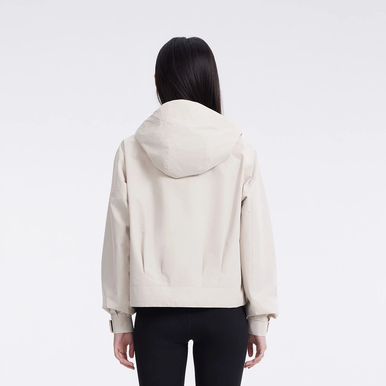 Women's Korean Short Windbreaker Jacket, Spring & Autumn Female Loose Fitting Tops Coat, Solid Colour Outerwear For Ladies
