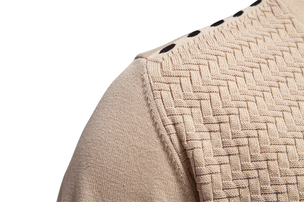 Men's V-Neck Button Up Cotton Cardigan Sweaters Casual Social Knitted Sweater Cardigans for Men