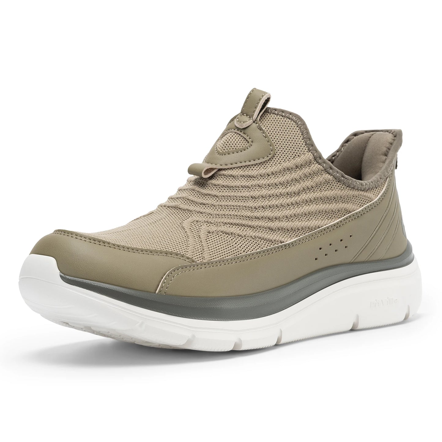 Wide Men's Slip-On Walking Shoes Lightweight Breathable Outdoor Casual Sports Running Shoes Sneakers For Swollen Feet