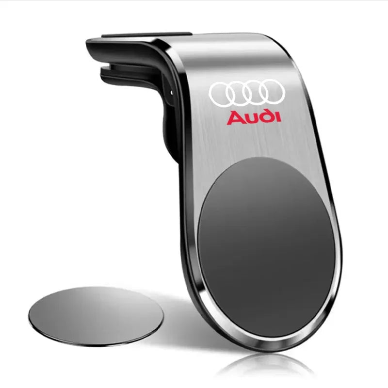 1Pcs Magnetic Car Phone Holder Metal Stand Accessories For Audi A6 C5 C6 C7 C8 A4 B5 B6 B7 B8 B9 S3 S4 S5 Q3 8U Q5 8R Q7 Q8 TT