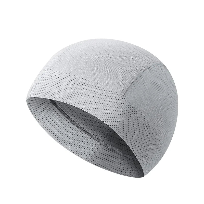 Outdoor Sports Cycling Hat Quick Drying Small Cap Motorcycle Ice Silk Breathable Hat Bike Helmet Liner Hat Running Skiing Headwe