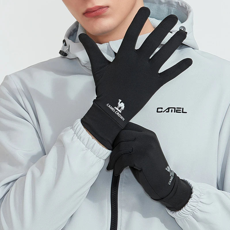 Winter Cycling Gloves Thermal Waterproof Windproof Bike Gloves For Skiing Hiking Snowmobile Motorcycle Sports Run