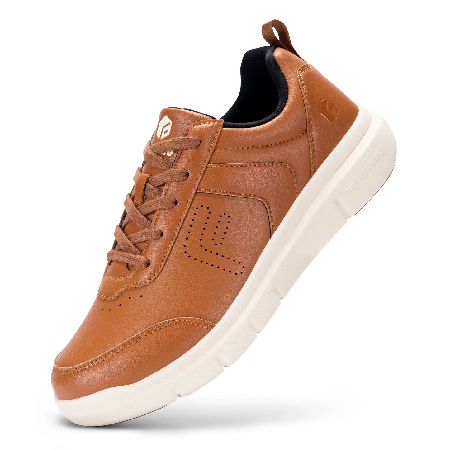 Men's Casual Leather Shoes Wide Width Walking Shoes Outdoor Lightweight for Swollen Feet Relieve Foot Pain