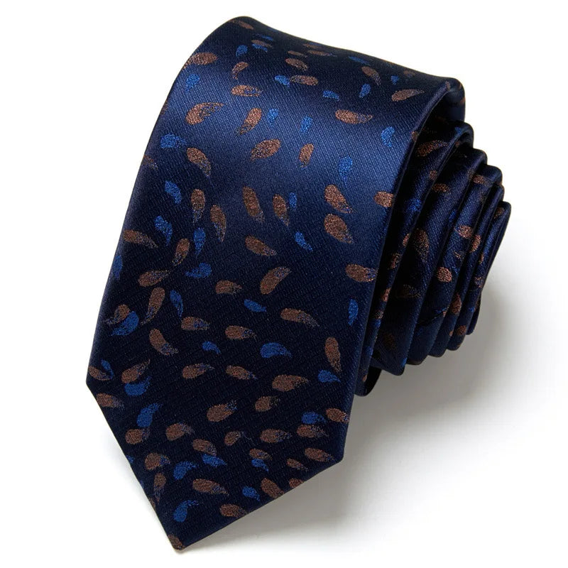 Men's Business Neckties Men's Stripe Plaid Floral Blue Wedding Ties Jacquard Woven Men Neck Jacquard Ties Vintage Accessories