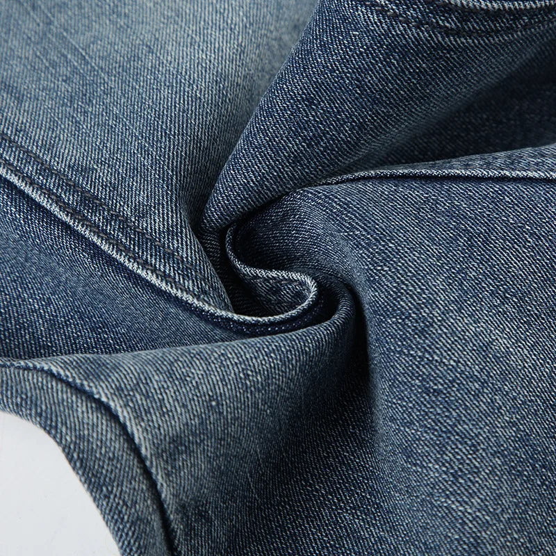 Women's Washed Denim Pants Trend Streetwear Y2K Low-Waist Flare Jeans Woman Casual All-Match Slimming Wide Leg Trousers