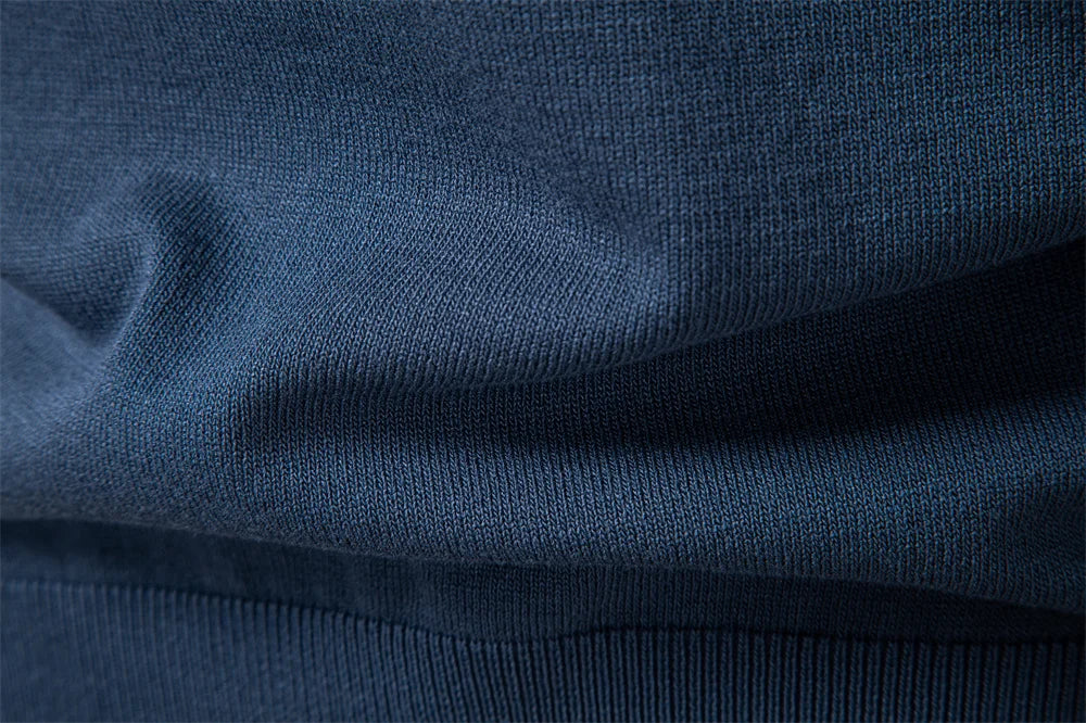 2025 Men's Henley Polo Solid Colour Long Sleeve Fashion Forward Cut Luxury Business Social Premium Male Polo