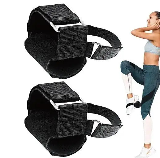 1/2pcs Tibialis Trainer Dumbbell Foot Strap Adjustable Ankle Weights Strap Leg Muscles Strength Training Workout
