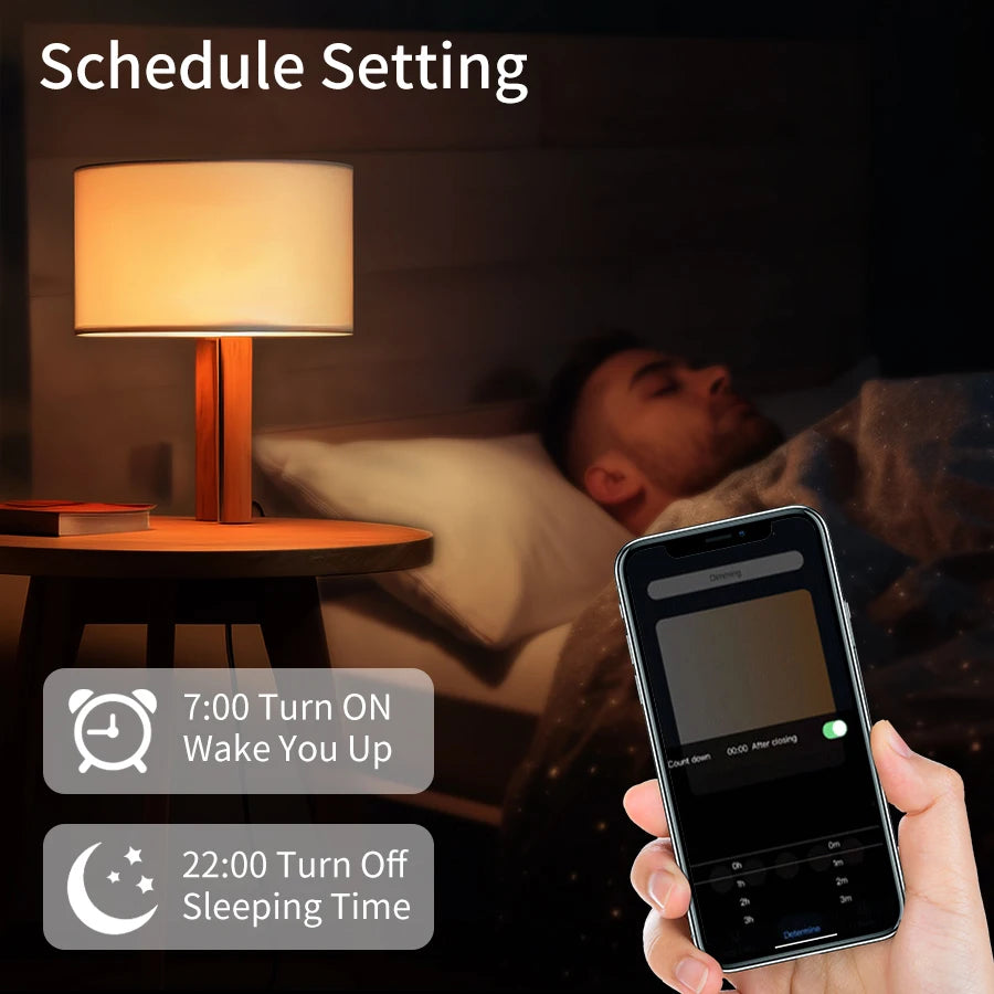 110V 220V E27 WiFi Smart LED-lampen 20W 15W 12W LED-lamp Dimbaar APP-spraakbediening Ondersteuning Alexa Google Home Home Lighting