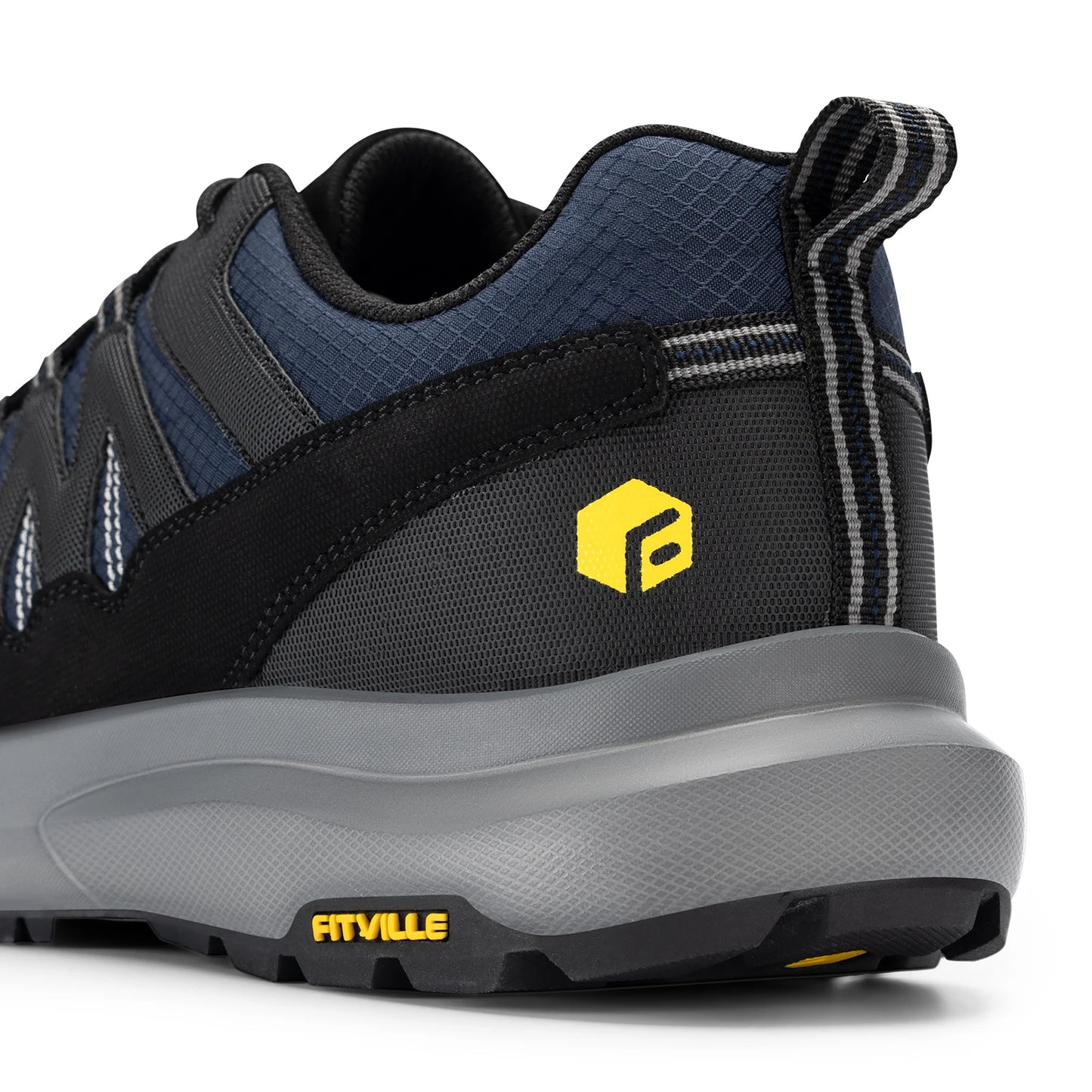 Men's Shoes Wide Hiking Waterproof Outdoor Work Go Walking Sneakers With Arch Support for Heel Pain Relief