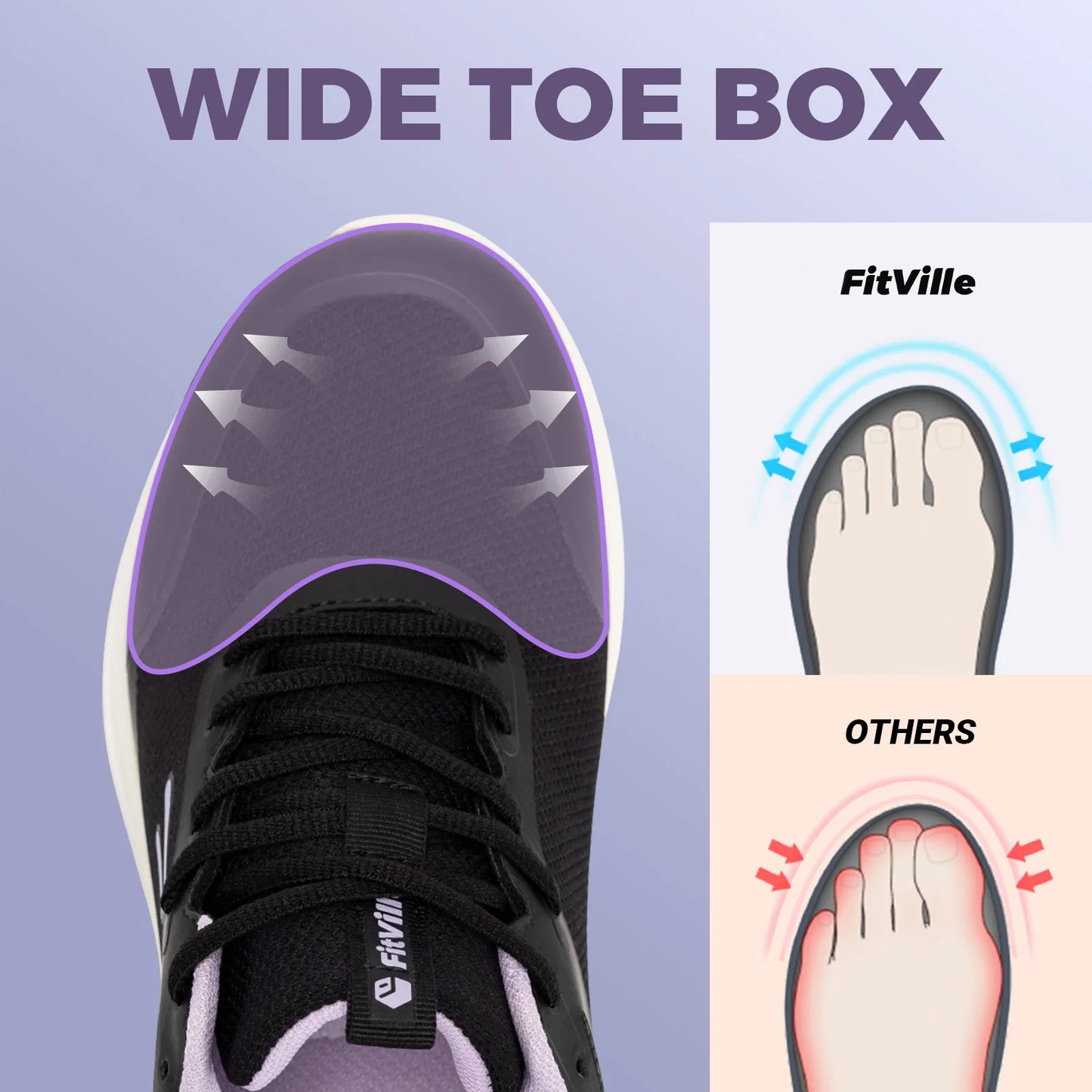 Women's Shoes Comfortable & Adjustable Wide Running Athletic Workout Gym Cross Training Sneakers for Foot and Heel Pain