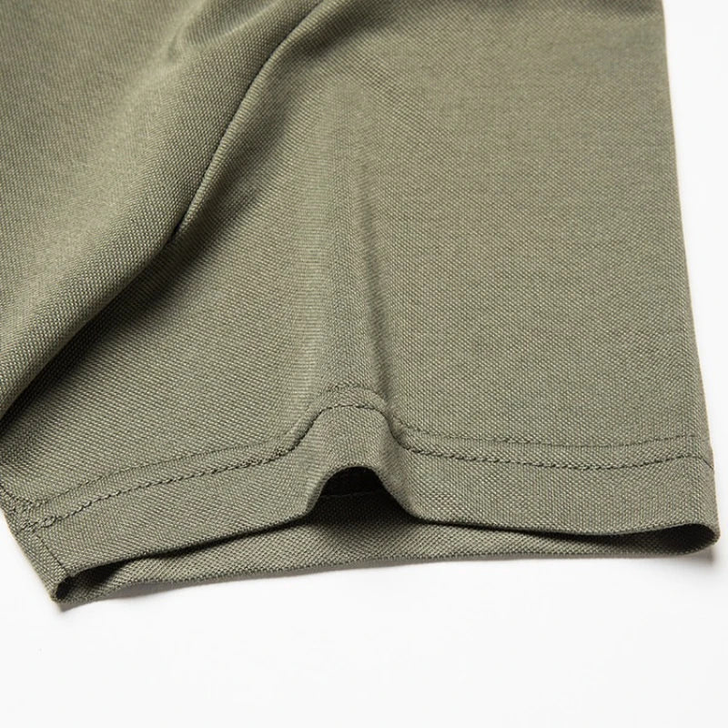 Men's Summer Hot Selling Seagull Collar Short-Sleeved Polo, High-Grade Quality Slim Fit Business Casual Short-Sleeved T-Shirt