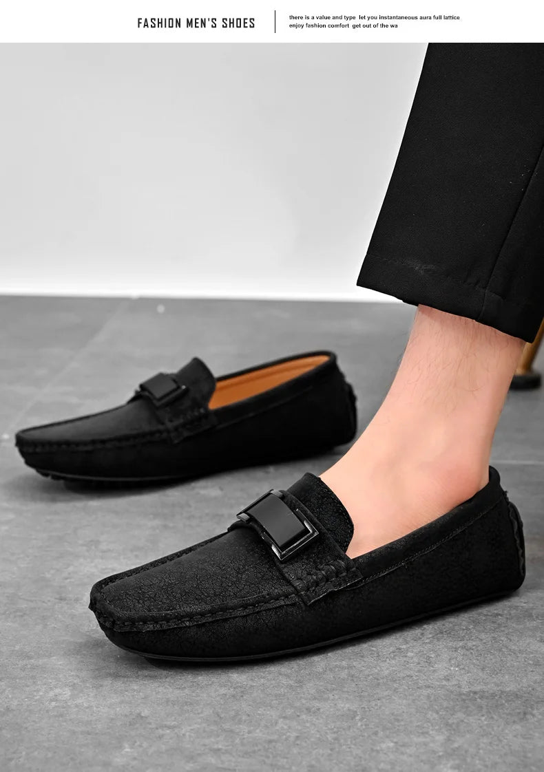 New Large Size 47 48 49 Casual Loafers for Men Yellow Grey Mens Popular Moccasin Fashion Italian Youth Driver Driving Shoes
