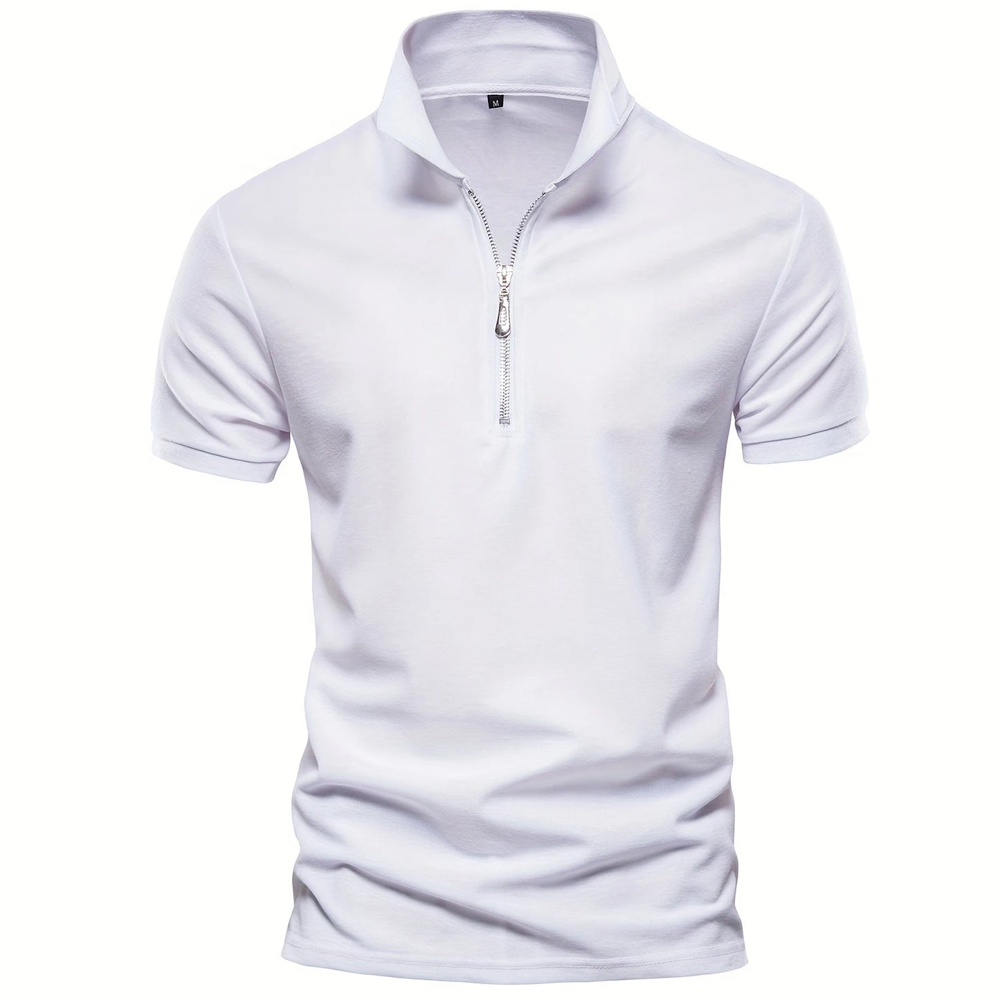 Men's Cotton Polos Giraffe Embroidery Short Sleeve Polo Shirts for Men High Quality Brand Design Polos Men Clothing