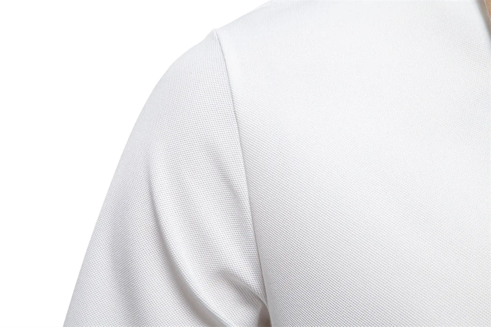 2025 Men's Polos Solid Color Classic Polo Shirt Men Short Sleeve Top Quality Casual Business Social Polo Men With Pocket