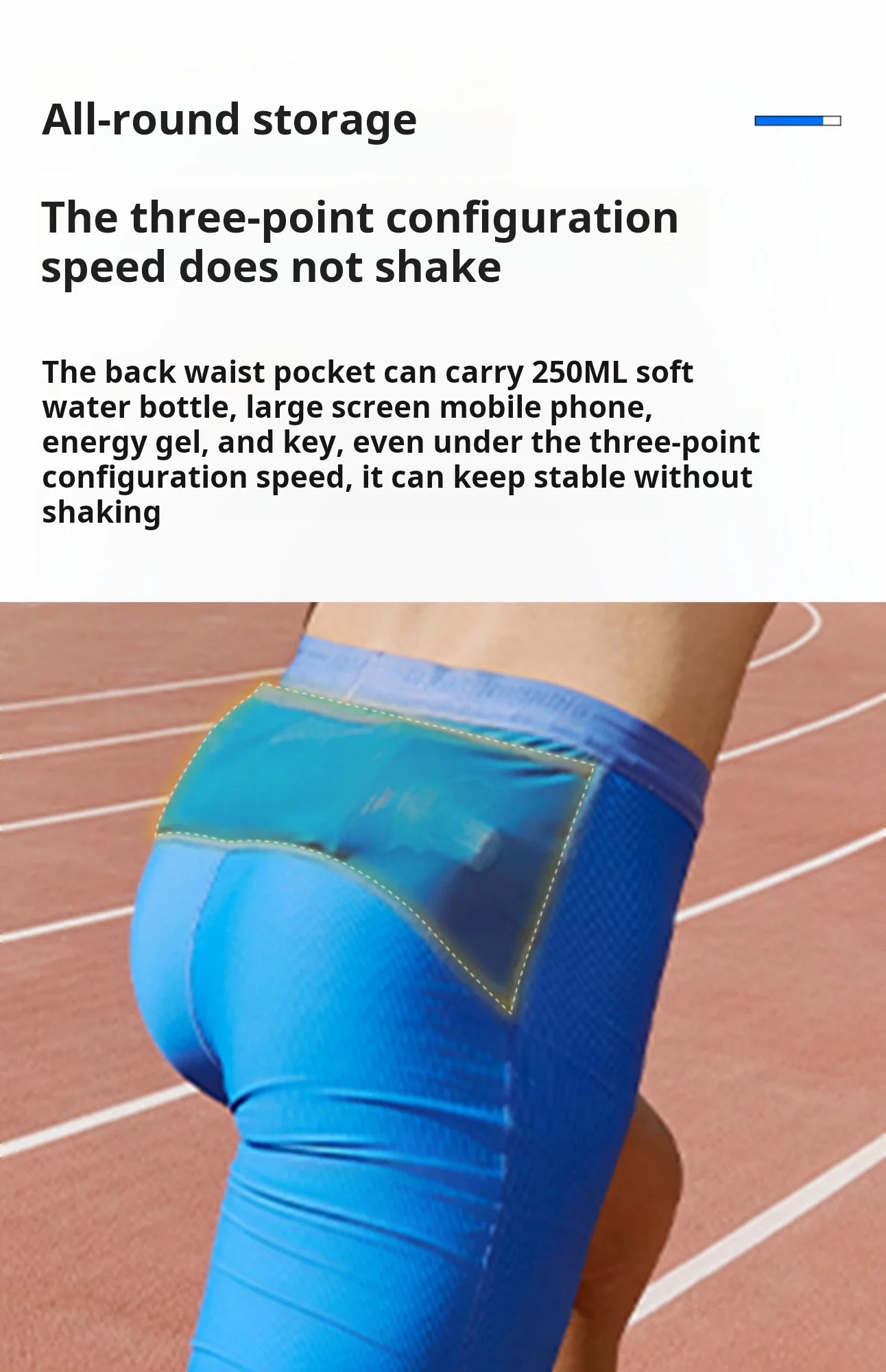 Men's Speed Dry Running Tight Shorts Professional Training Marathon Waist Pack Shorts Outdoor Sports Shorts