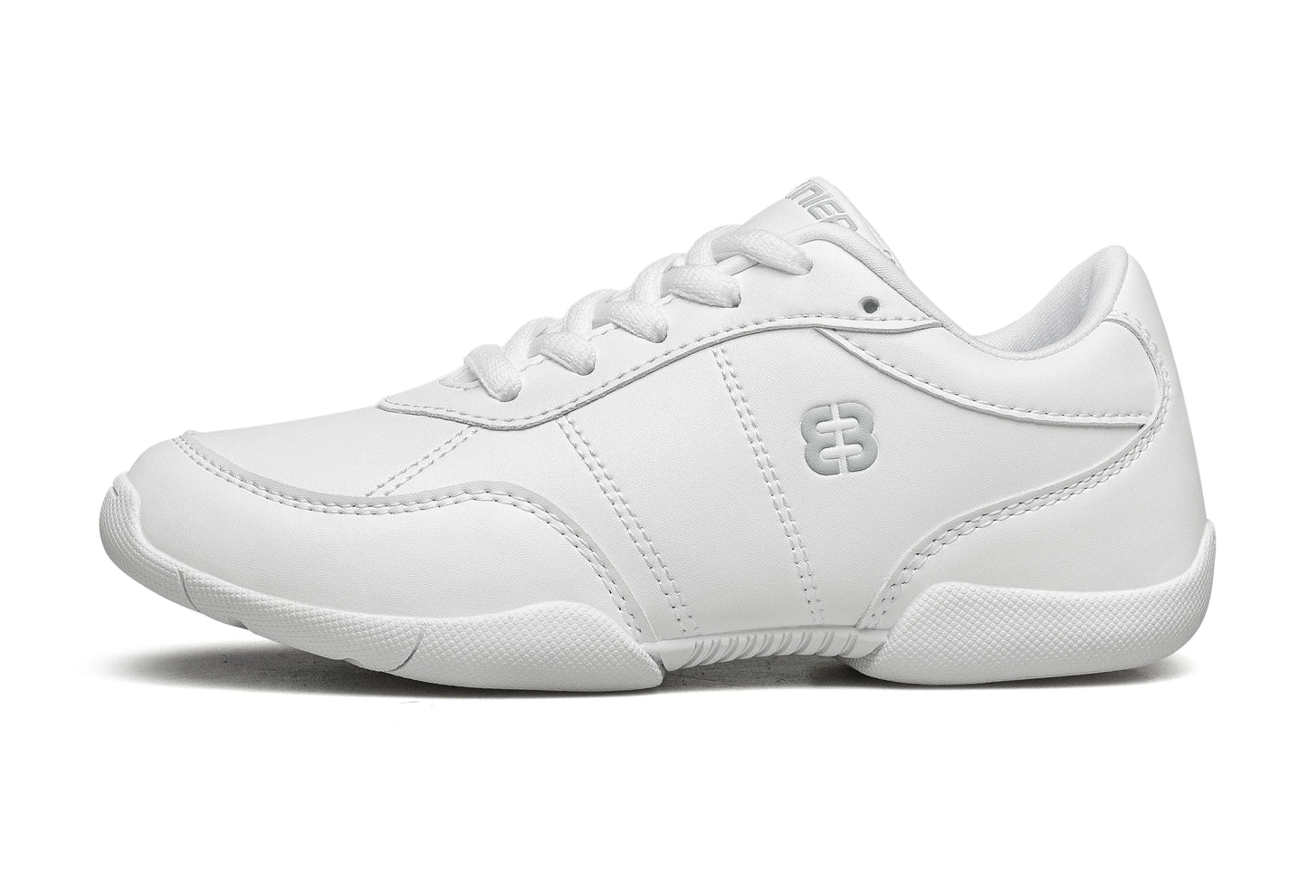 Girls White Cheerleading Shoes Lightweight Youth Cheer Competition Sneakers Kids Training Dance Shoes Comfortable