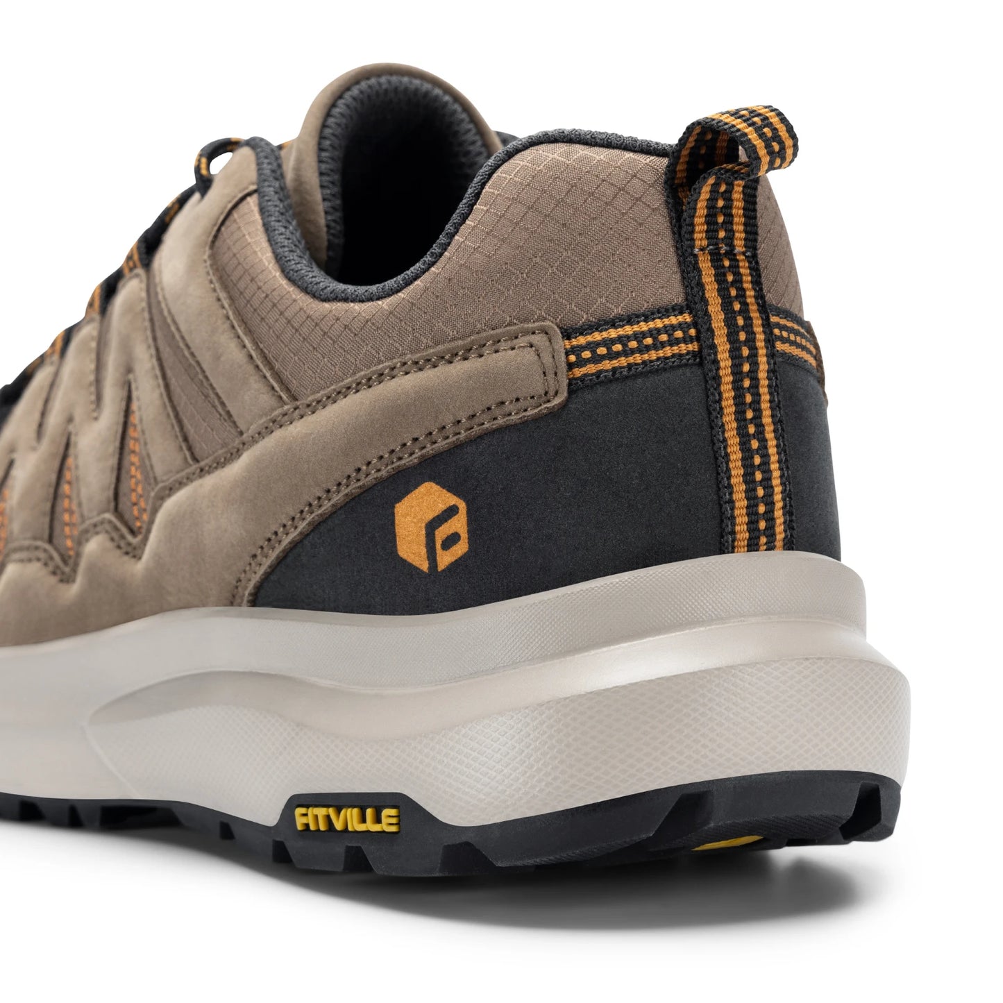 Men's Shoes Wide Hiking Waterproof Outdoor Work Go Walking Sneakers With Arch Support for Heel Pain Relief